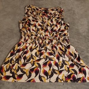 Banana Republic Sleeveless V neck Blouse.